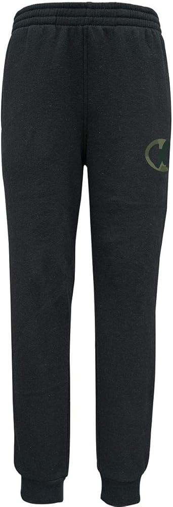 Champion Boy's Camo C Fleece Performance Joggers Pant (Black)