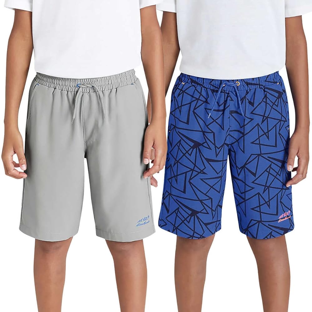 Eddie Bauer Boys 2-Pack Hybrid Shorts