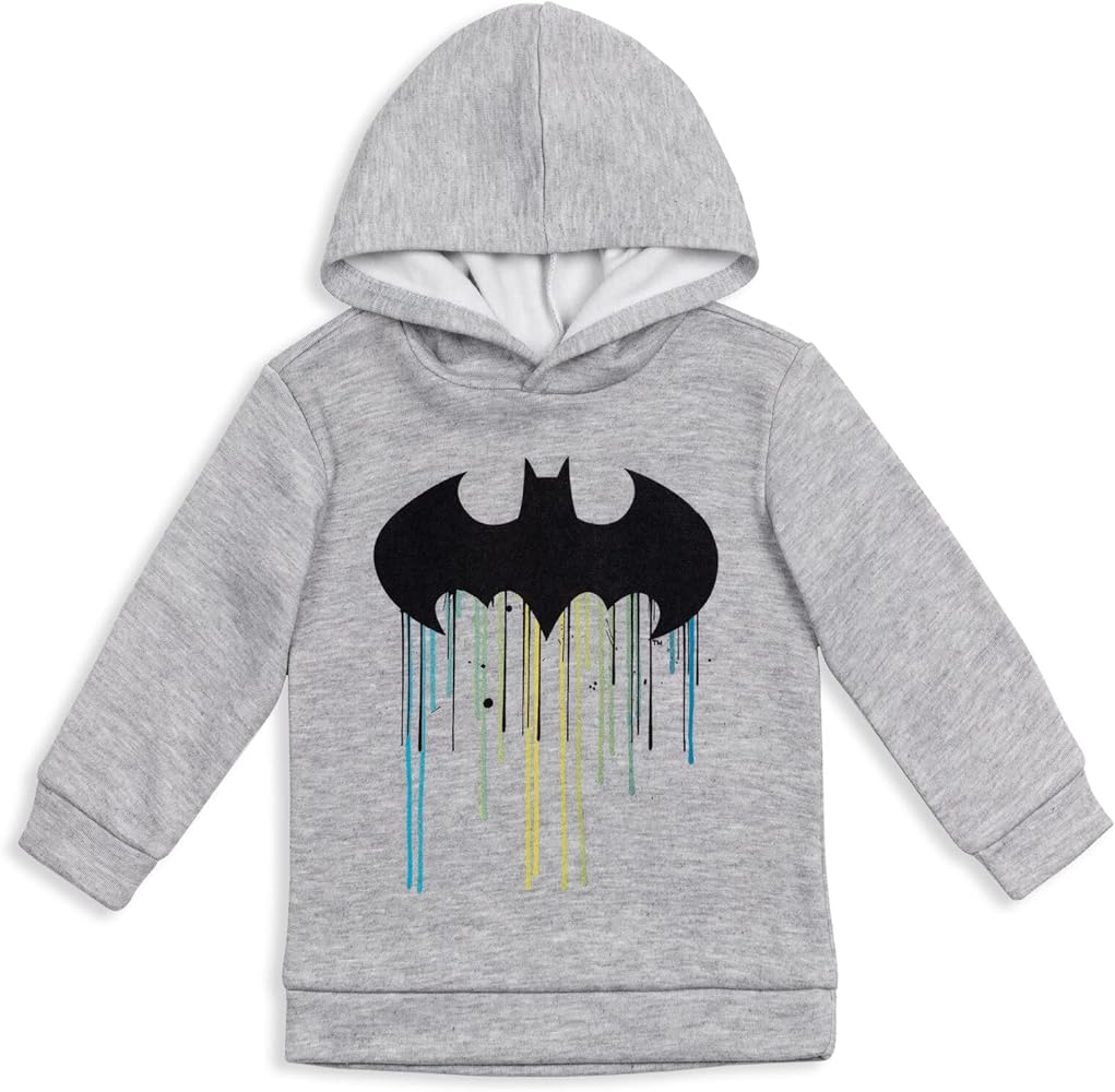 DC Comics Justice League Batman Fleece Pullover Hoodie Toddler to Big Kid