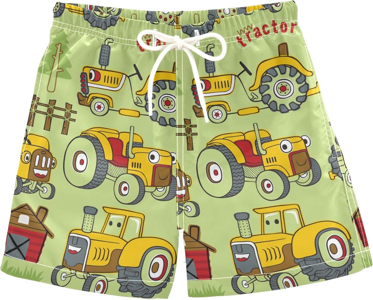 Boys' Board Shorts Fun Swim Trunk Beach Swimwear Tropical Bathing Suit