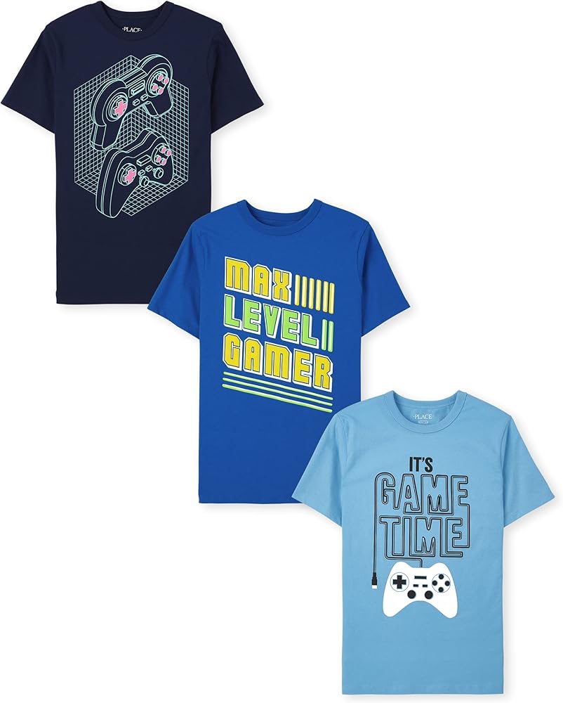 The Children's Place Boys Gaming Short Sleeve Graphic T Shirt