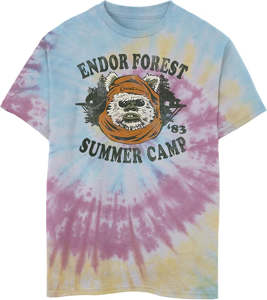 STAR WARS Boy's A New Hope Endor Summer Camp T-Shirt