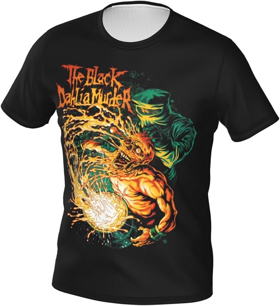 Rock Band T Shirts The Black Dahlia Murder Men's Summer Cotton Tee Crew Neck Short Sleeve Shirts