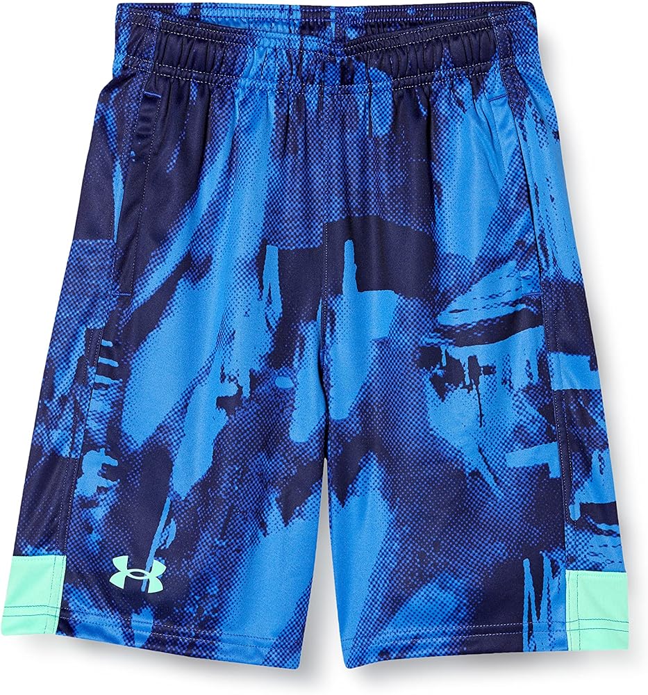 Under Armour Boys' UA Velocity Shorts (as1, alpha, x_s, regular, Royal/Antifreeze 402, X-Small)