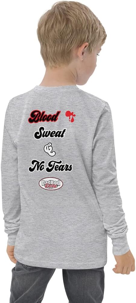 Youth long sleeve tee -Blood, Sweat, no tears-