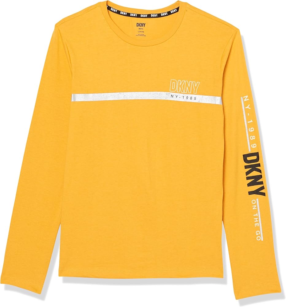 DKNY Boys' Long Sleeve T-Shirt (More Styles Available)