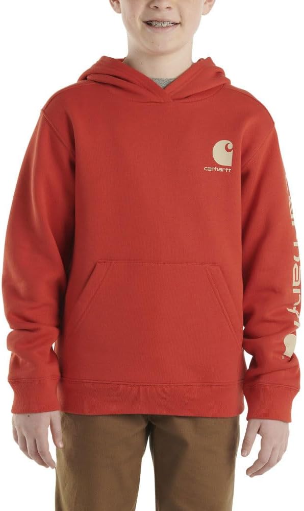 Carhartt Kid's CA6480 Long-Sleeve Graphic Sweatshirt - Boys