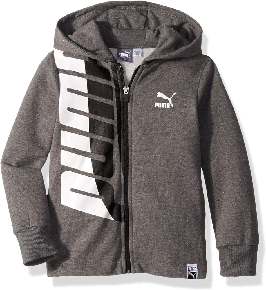 PUMA Little Boys' Full-Zip Fleece Hoodie