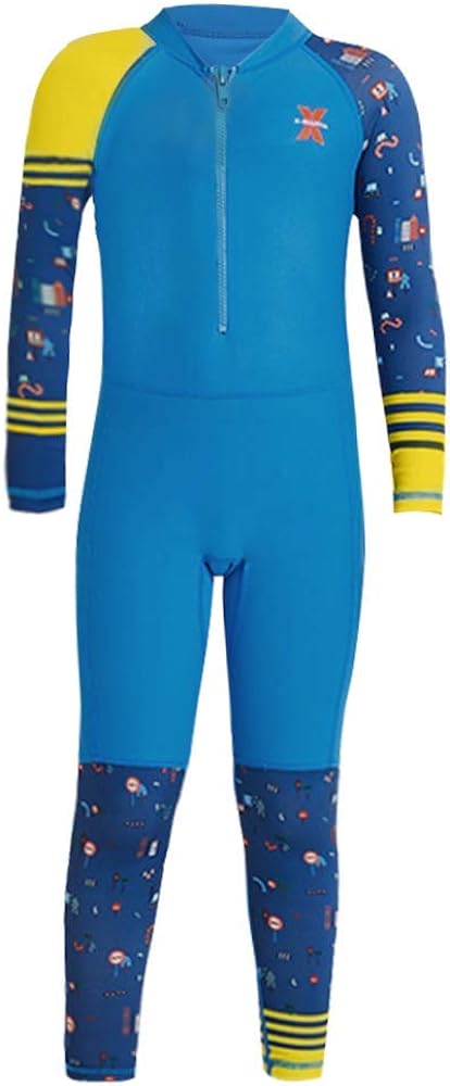 Kids Wetsuit Boys and Girls One Piece Swimsuit Full Body Rash Guard Sun Protection Bathing Suit Water Sports Swimwear