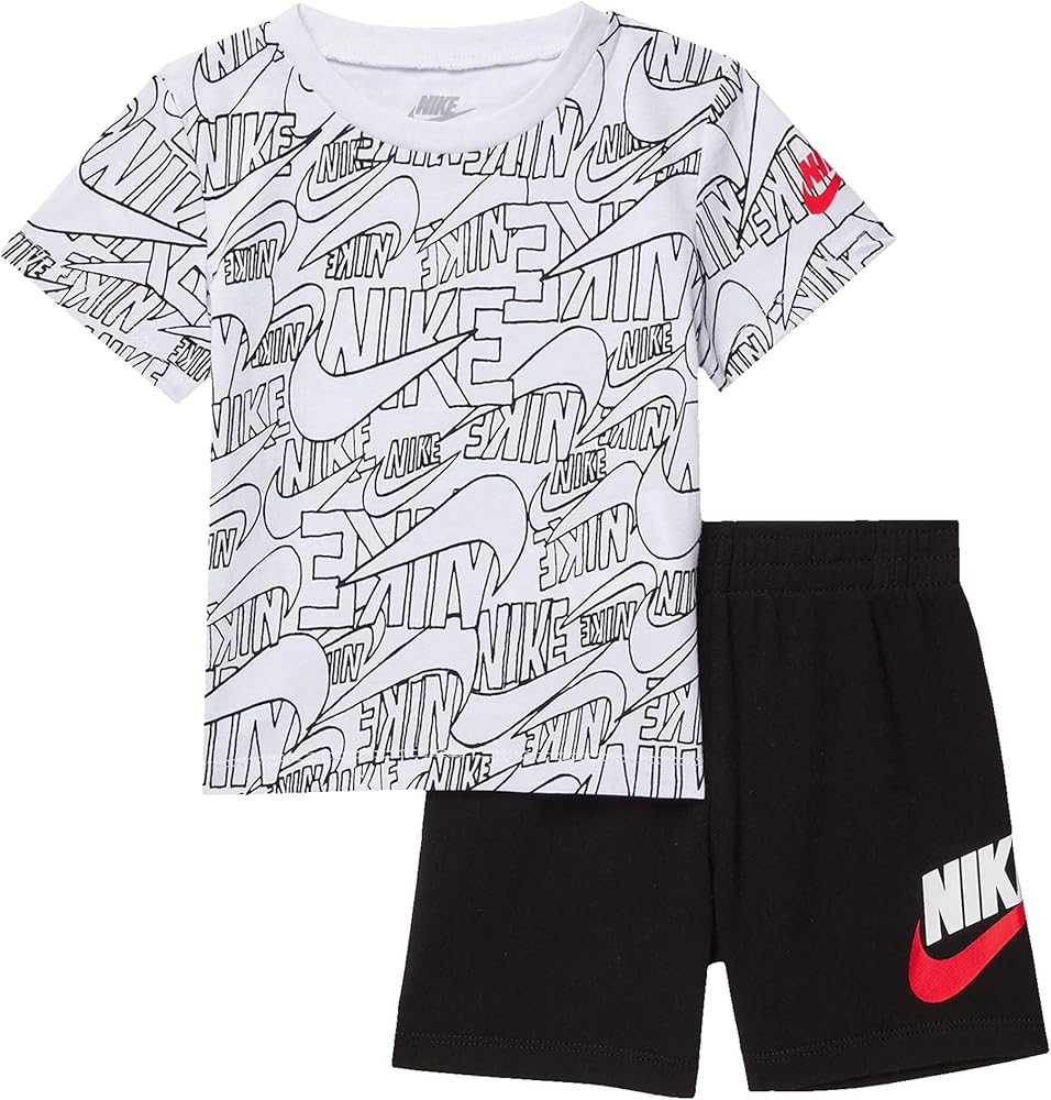 Nike Boy's Logo T-Shirt and Shorts Set (Toddler/Little Kids)