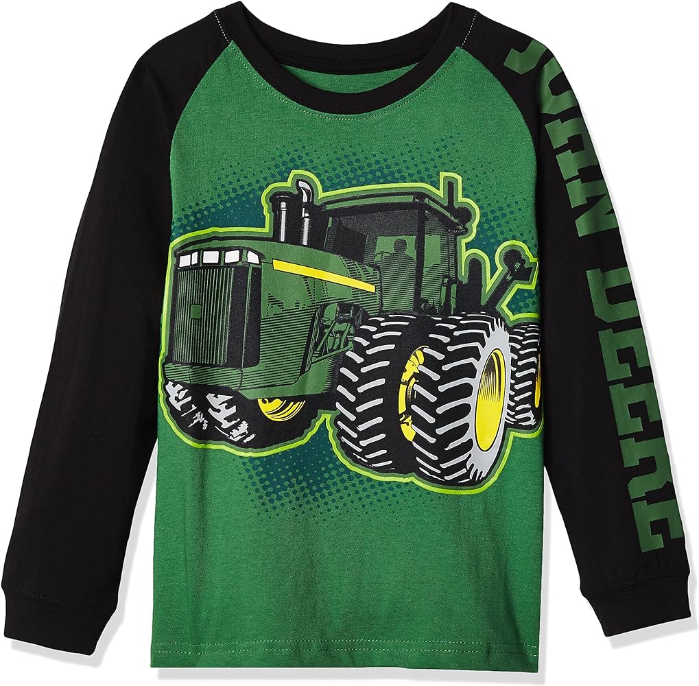 John Deere Boys' Long Sleeve Raglan Tee