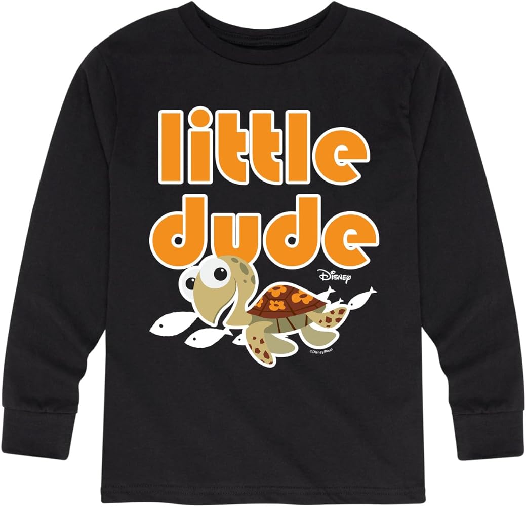 Disney Finding Nemo - Little Dude - Toddler and Youth Long Sleeve Graphic T-Shirt