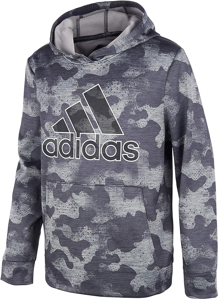 adidas Boys' Athletic Pullover Hoodie