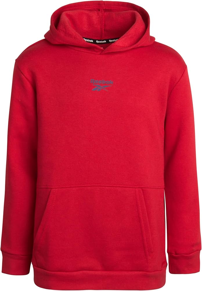 Reebok Boys' Sweatshirt - Fleece Pullover Fashion Hoodie Designs and Logos