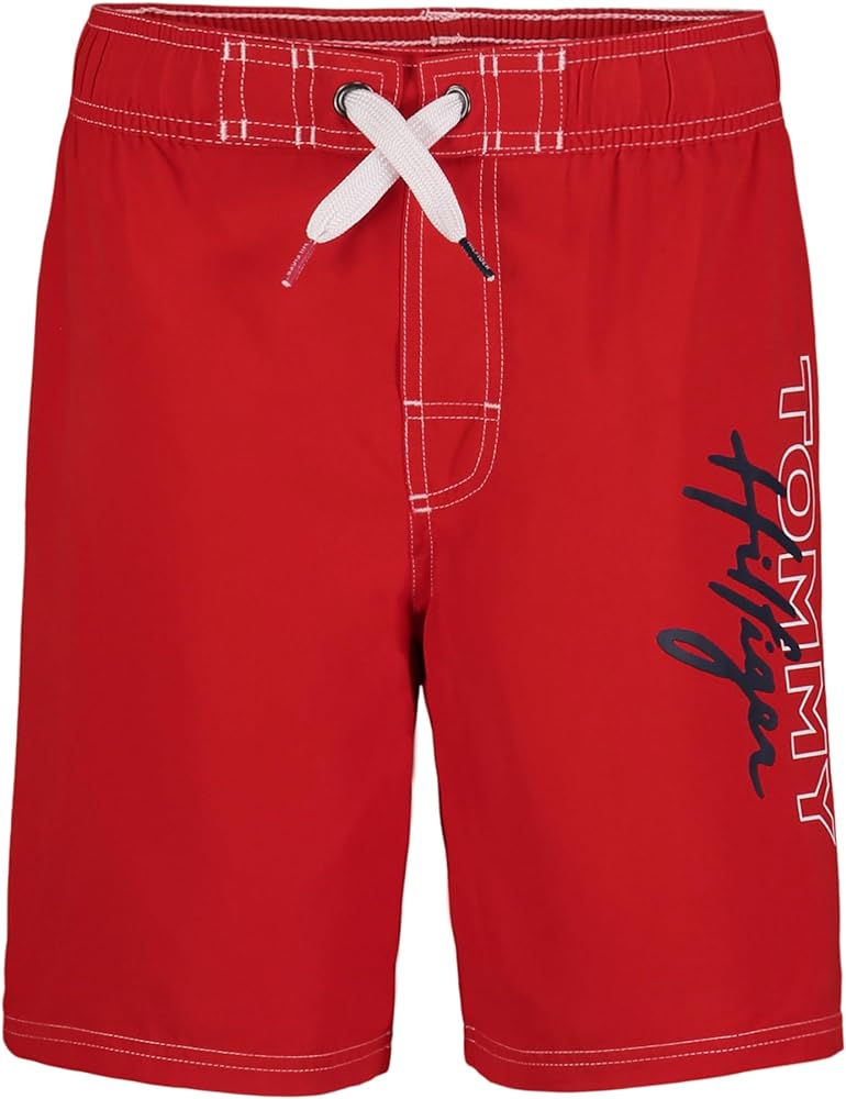 Tommy Hilfiger Boys' Swim Trunks with UPF 50+ Sun Protection