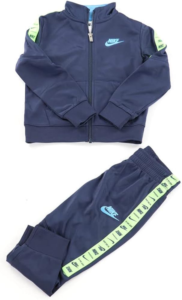 Nike Little Boys Futura Taping Tricot Jacket & Pants 2 Piece Set