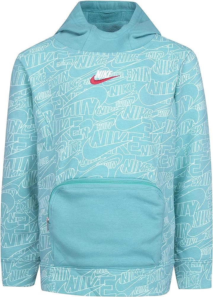 Nike Boy's Sportswear Logo Pullover Hoodie (Toddler/Little Kids/Big Kids)