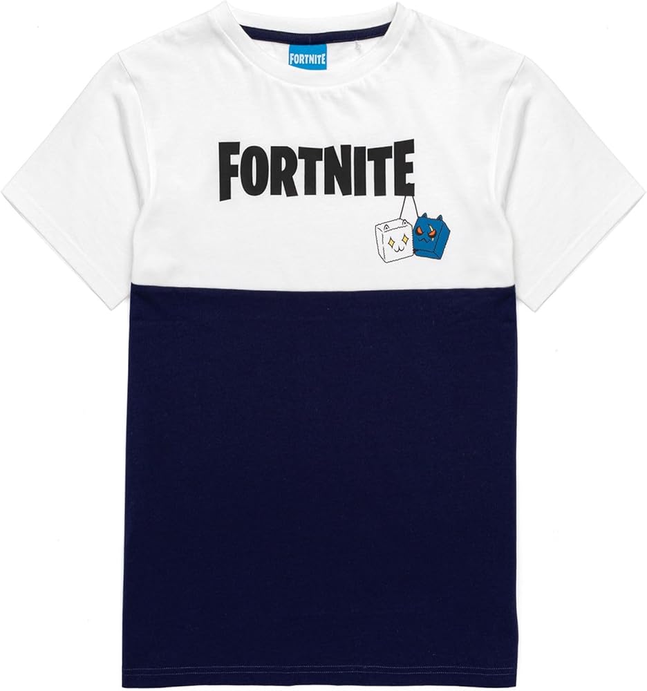 FORTNITE T-Shirt Boys Kids Colour Options Gamer Short Sleeve Top