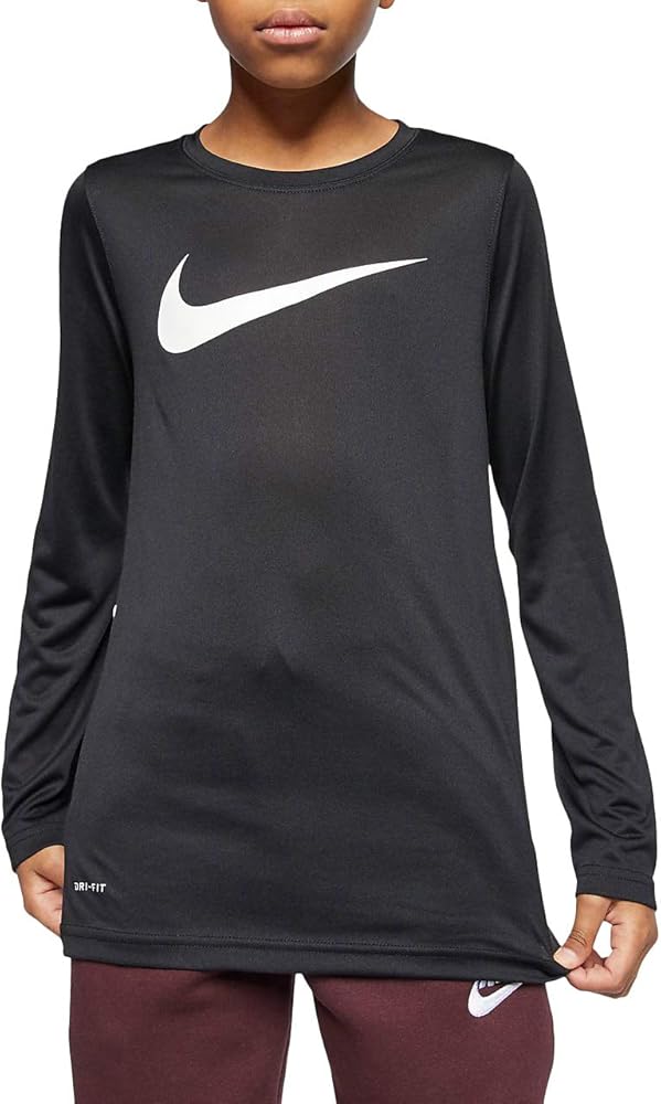 Nike Boys Legend Long Sleeve Athletic T-Shirt