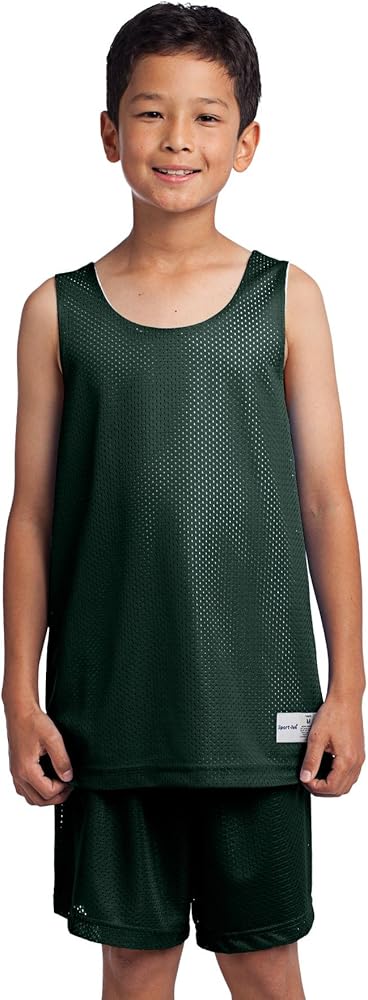 SPORT-TEK Boys' PosiCharge Classic Mesh Reversible Tank