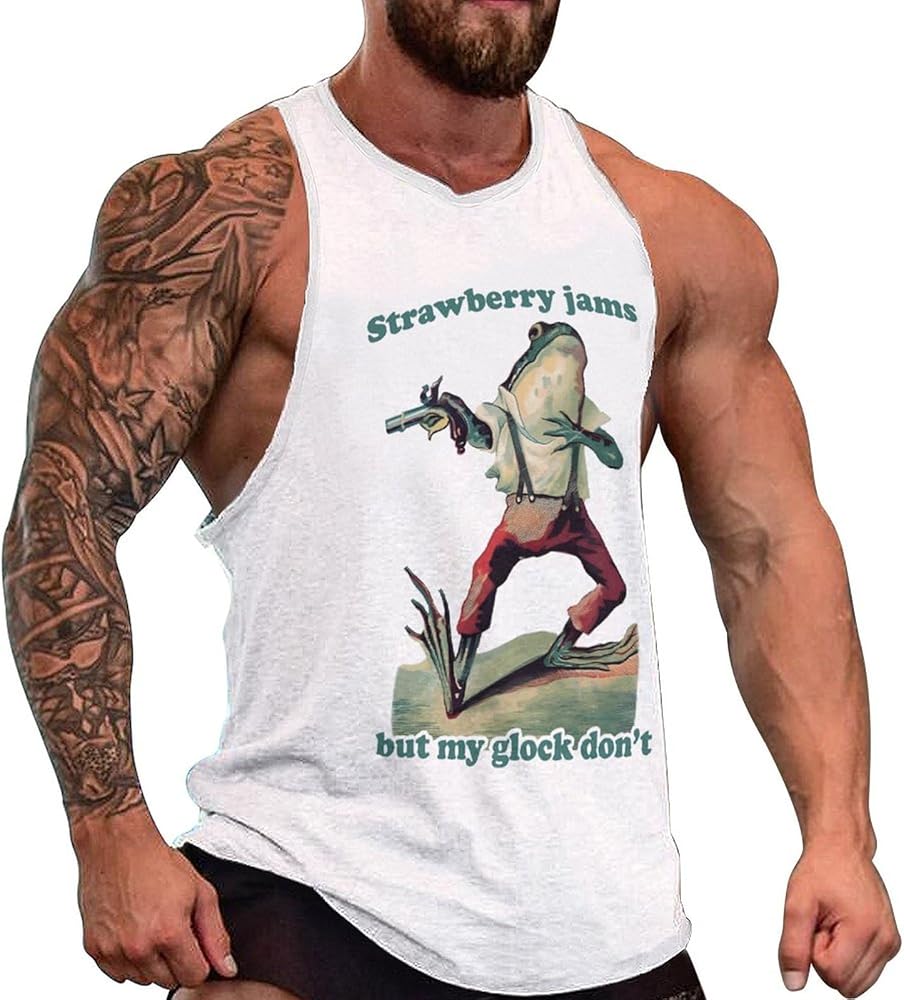 Mens Workout Tank Top Shirt Bodybuilding Sleeveless Gym Muscle Shirts Tops