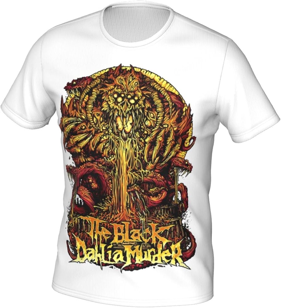 Rock Band T Shirts The Black Dahlia Murder Boy's Summer Cotton Tee Crew Neck Short Sleeve T-Shirt