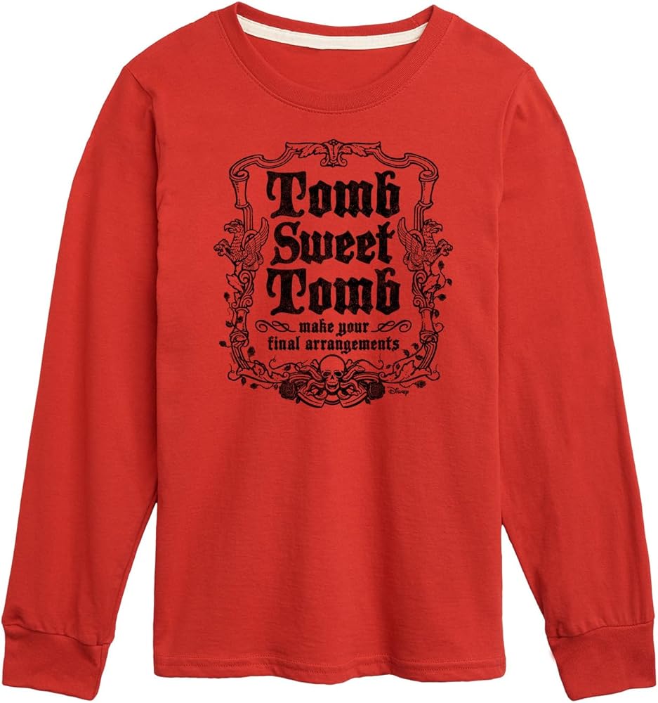 Disney - Haunted Mansion Parks Attraction - Tomb Sweet Tomb - Toddler & Youth Long Sleeve Graphic T-Shirt