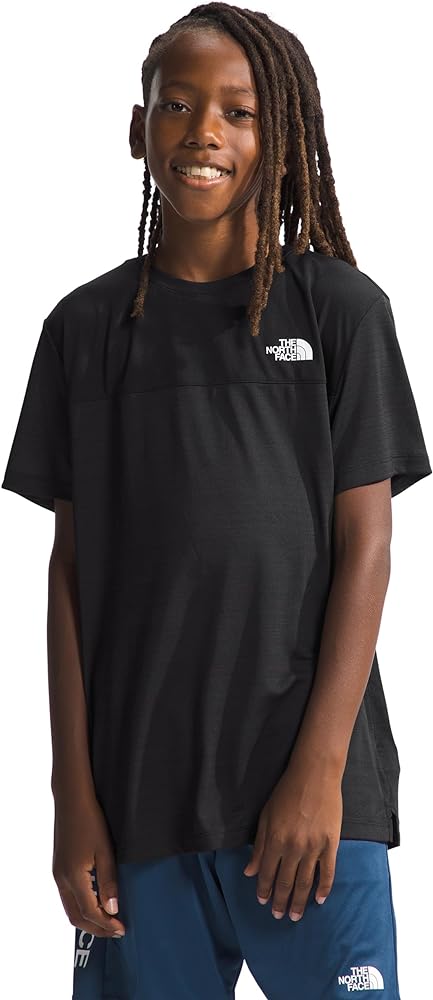 THE NORTH FACE Boys' Short Sleeve Never Stop Tee, TNF Black, Small