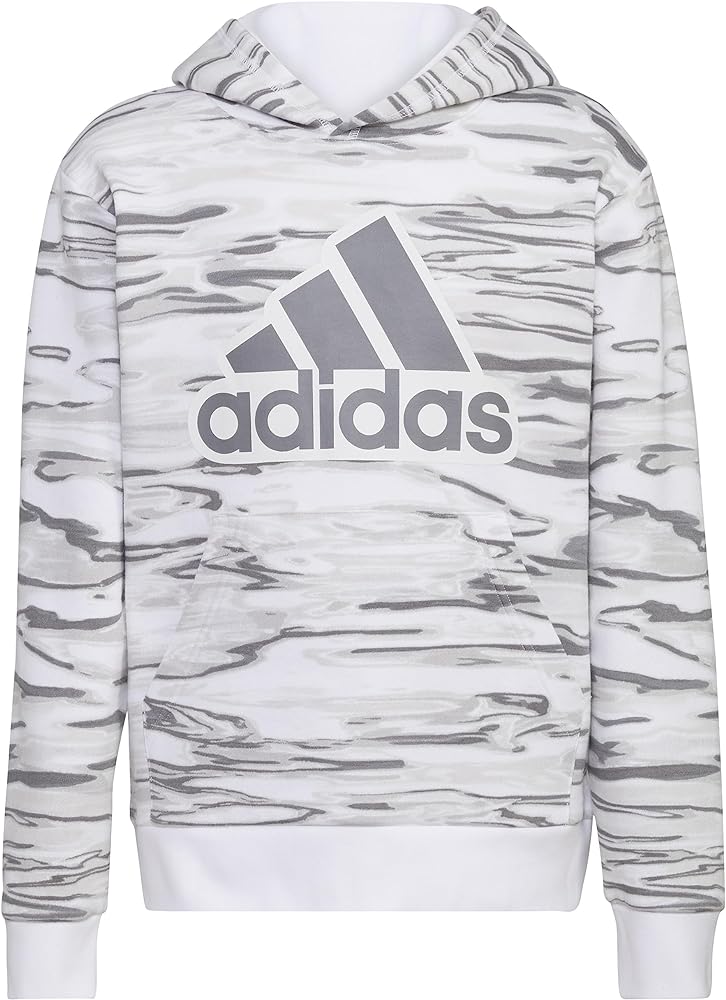 adidas Boys' Long Sleeve Camo Print Hoodie