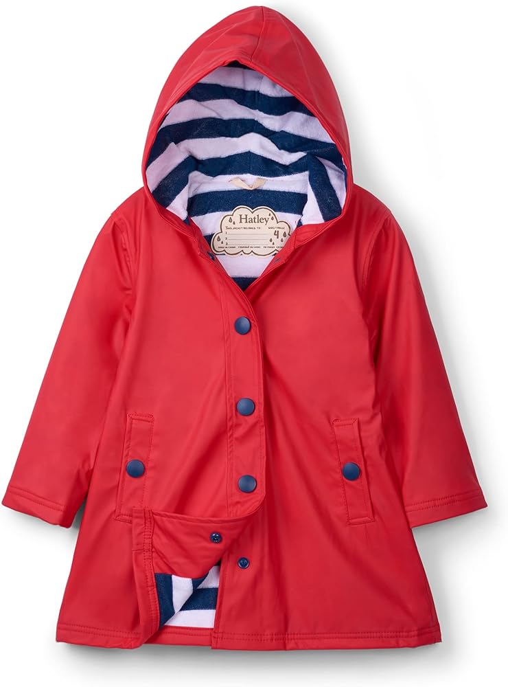 Hatley Kids Button-up Rain Jacket