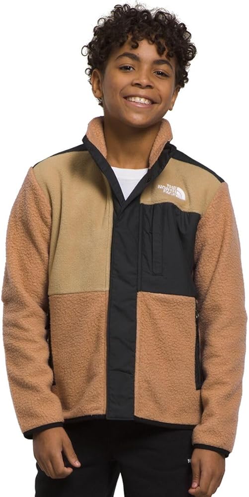 THE NORTH FACE Boy's Forrest Fleece Mashup Jacket (Little Kids/Big Kids) Almond Butter XS (6 Little Kid)