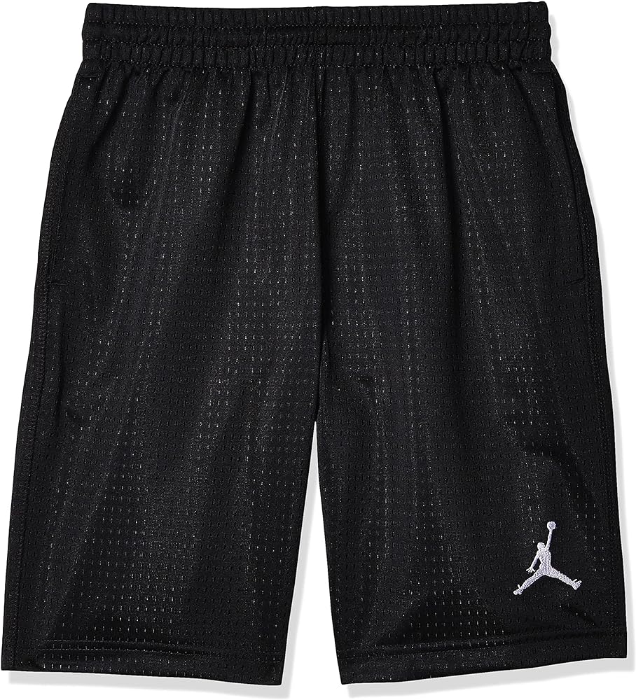 Jordan Boys' (8-20) Nike Air Jumpman Basketball Shorts-Black-Large