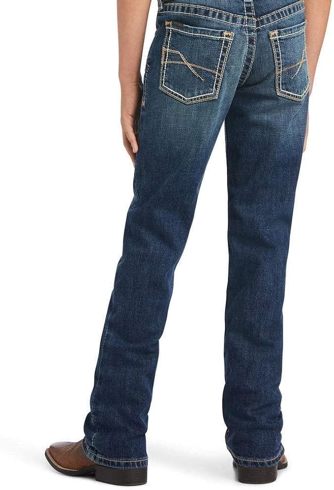 ARIAT Boy's B5 Slim Wilson Stackable Straight Leg Jean Denim