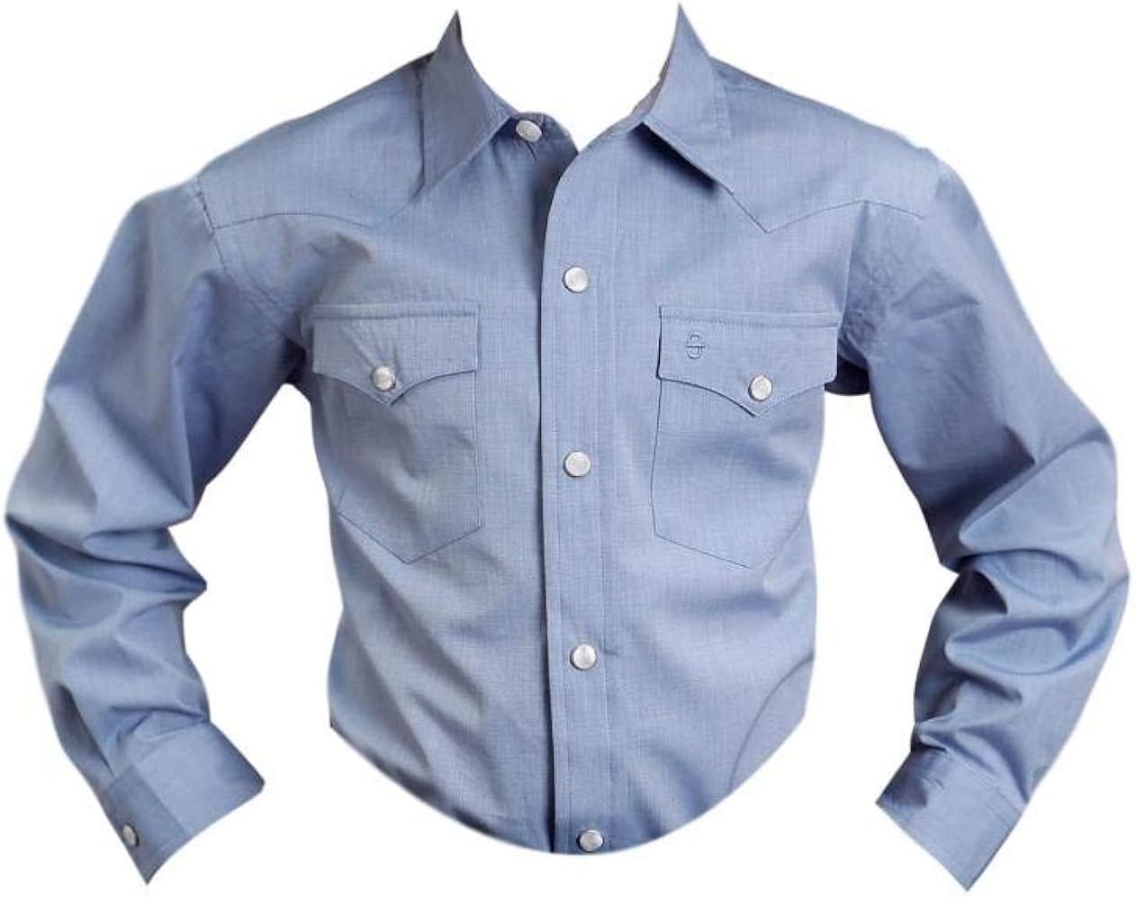 Stetson Western Shirt Boys L/S Snap S Blue 11-030-0465-0041 BU