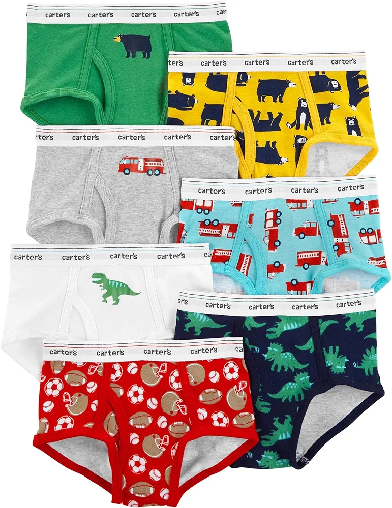 Carters Little Boys' 7 Pack Stretch Cotton Brief