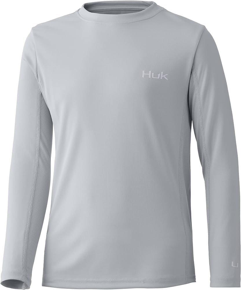 HUK Kids' Icon X Long-Sleeve Shirt with Sun Protection