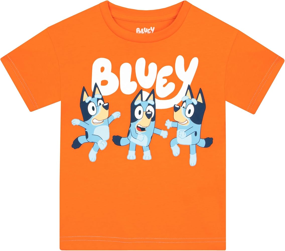 Bluey T-shirt | Bingo Boys Short Sleeve Shirts | 100% Cotton Tee Shirts for Boys