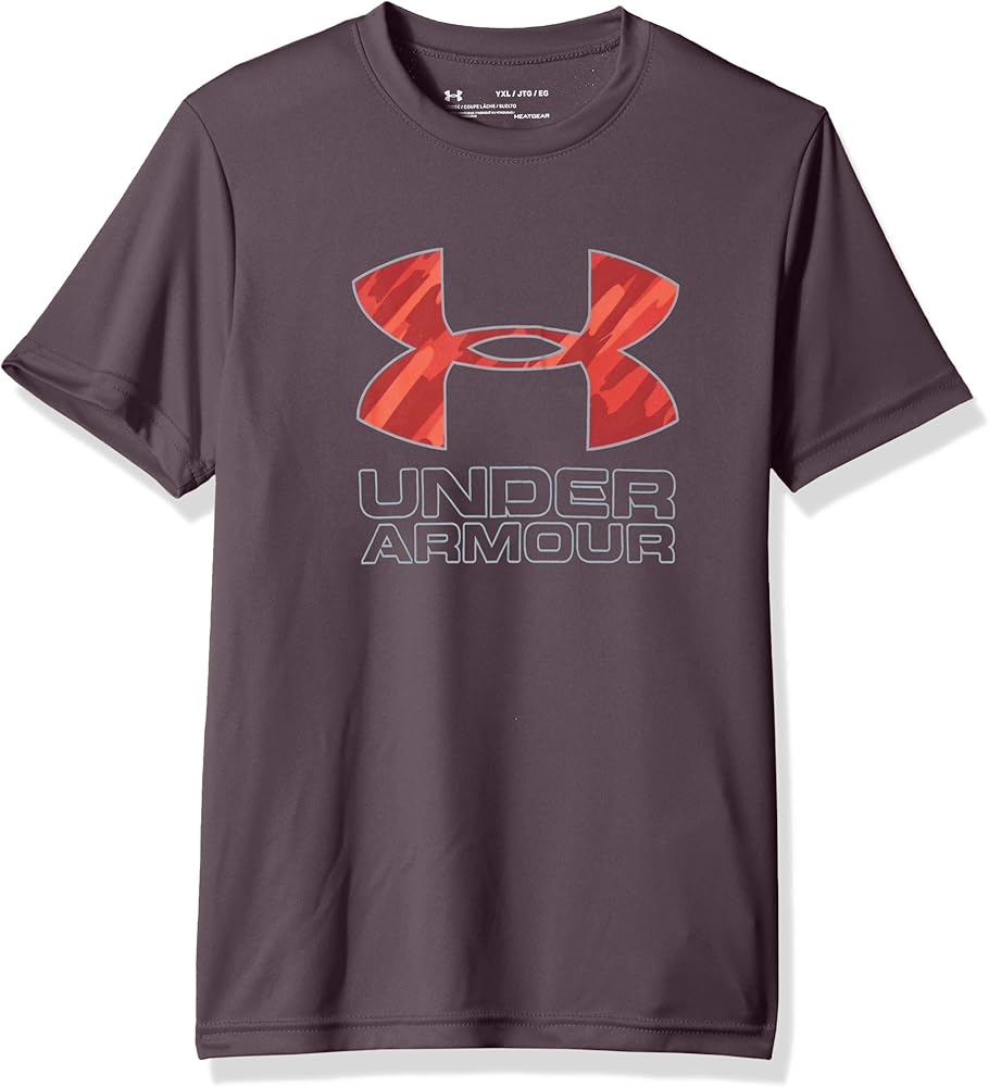 Under Armour Boys' Print Fill Logo T-Shirt