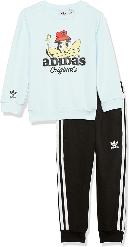 adidas Originals unisex-child Trefoil Crew Set