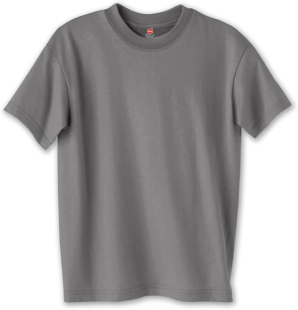 Hanes boys ComfortBlend EcoSmart Crewneck(5370)-SMOKE GRAY-XL