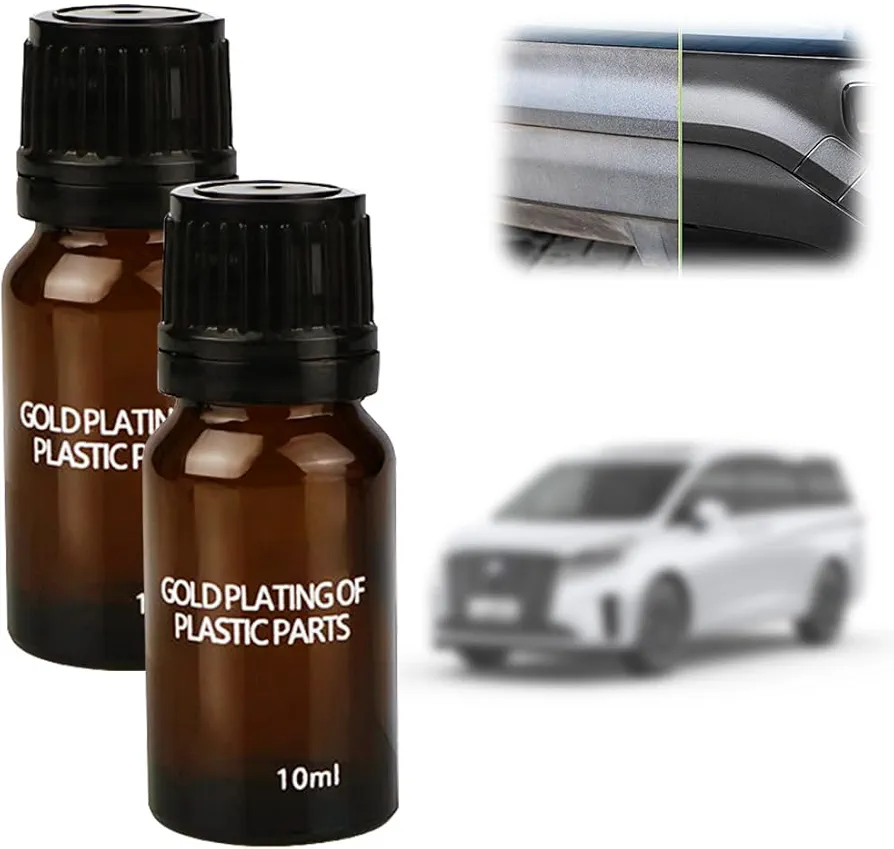 Plastic Parts Refurbish Agent, 2024 Upgraded Crystal Coating Restoration Care Agent for Car Automotive Plastic Parts, Plastic Coating Trim Restore for Car Plastic Parts (1)