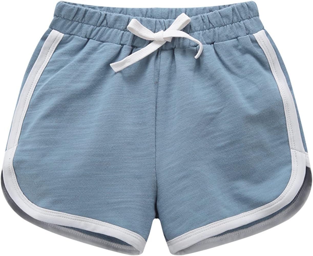 Girls Boys Running Athletic Cotton Dolphin Shorts Kids Baby Workout Fashion Summer Beach Sports Short Pants