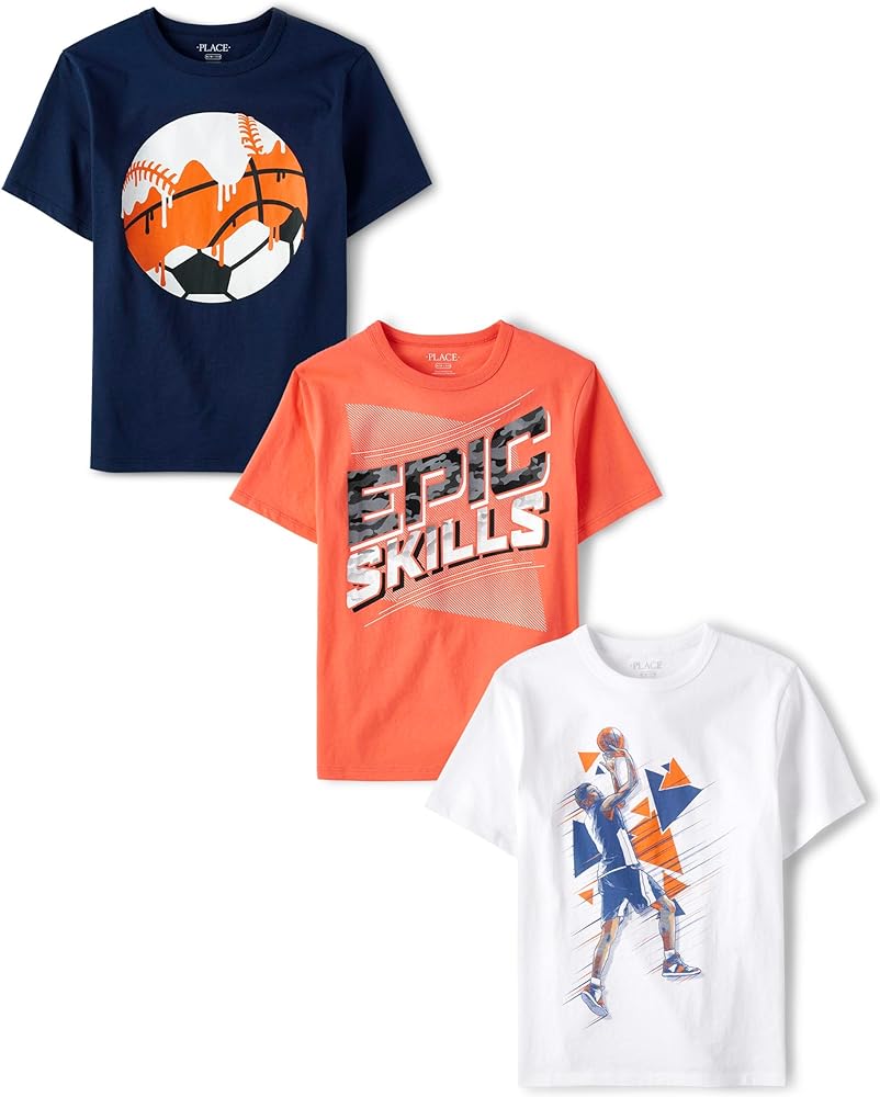 The Children's Place Sports Short Sleeve Graphic T-shirts