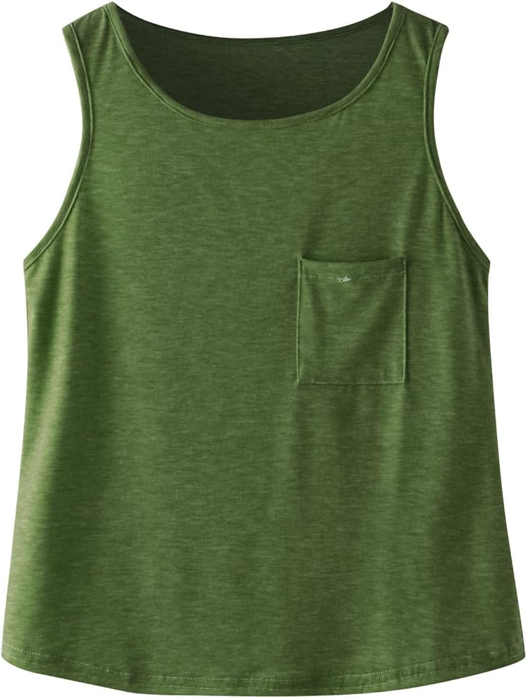 ClearanceGirls Boys Summer Clothes Sleeveless T-Shirt Tops 5-14 Years Old Teen Soild Crewneck Casual Tee Army Green