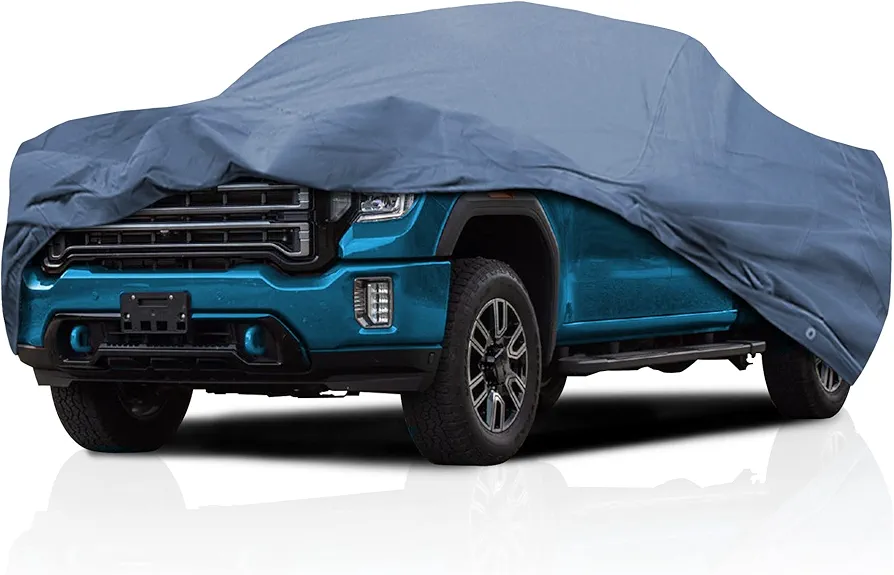 DaShield Ultimum Series Supreme Semi Custom Full-Size Truck Car Cover for GMC Sierra 2500 HD 2019-2024 Crew Cab Pickup 6.6 Feet Bed All Weather Protection Heavy Duty Durable Full Coverage