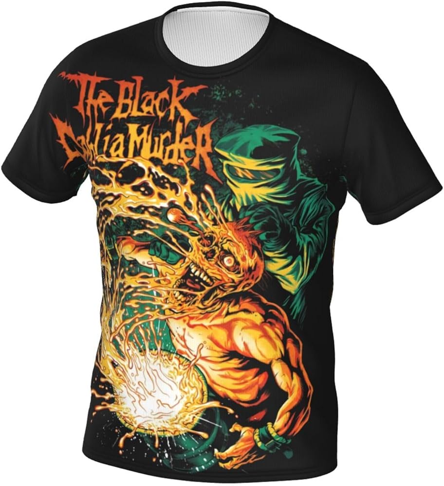 Rock Band T Shirts The Black Dahlia Murder Mens Summer Cotton Tee Crew Neck Short Sleeve Tees