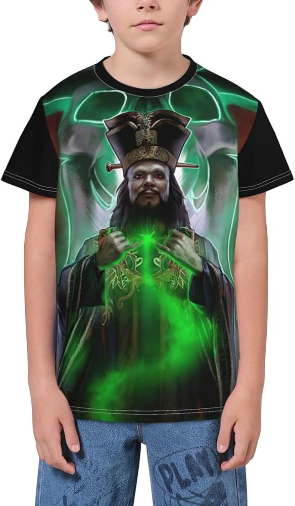 Children's Top Novelty 3D Print Short-Sleeve tee for Big Trouble in Little China Tshirt