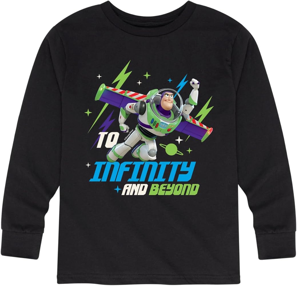 Disney Toy Story - to Infinity and Beyond - Toddler and Youth Long Sleeve Graphic T-Shirt