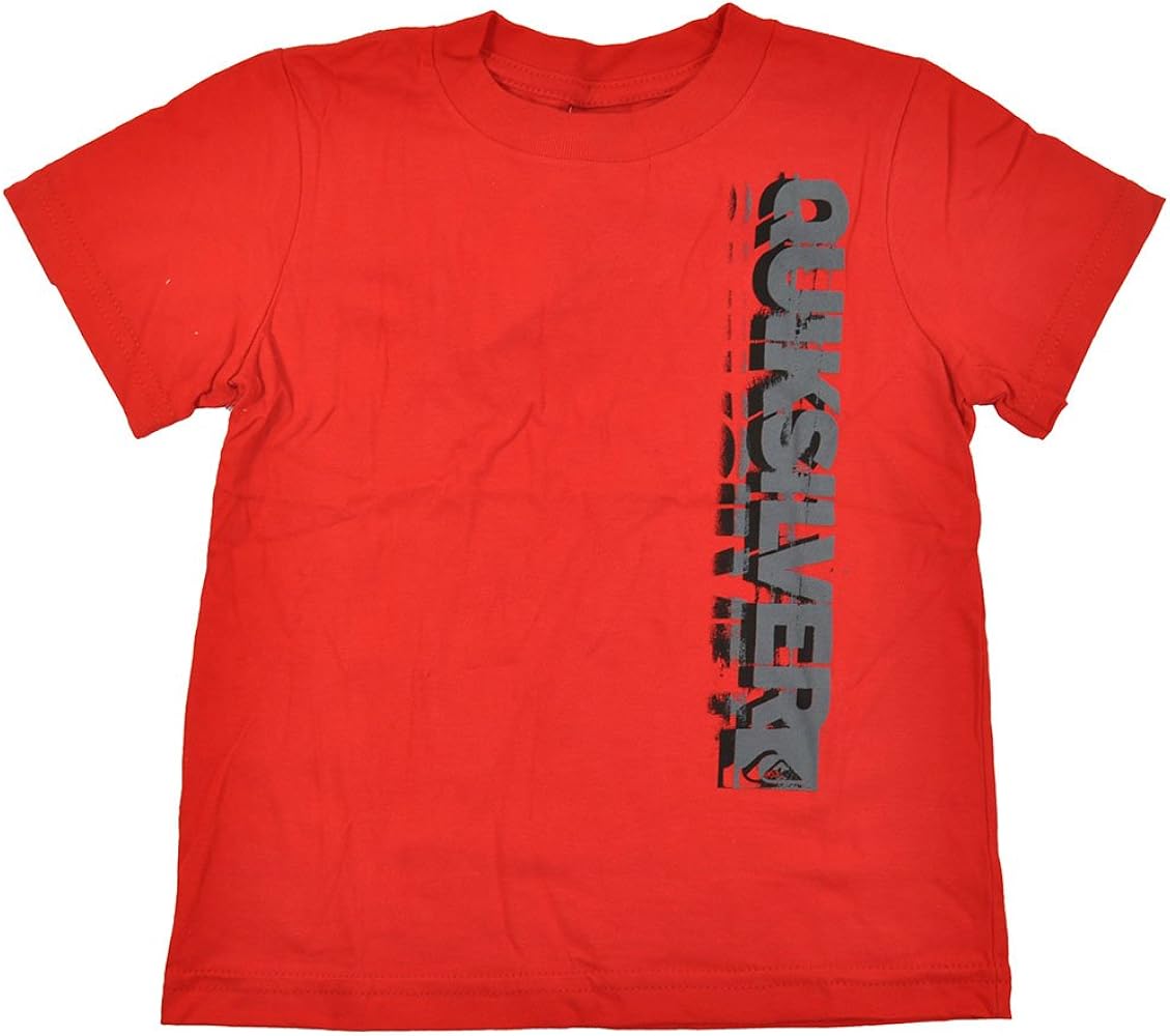 Quiksilver Little Boys S/S Red Design Logo Top (2T)