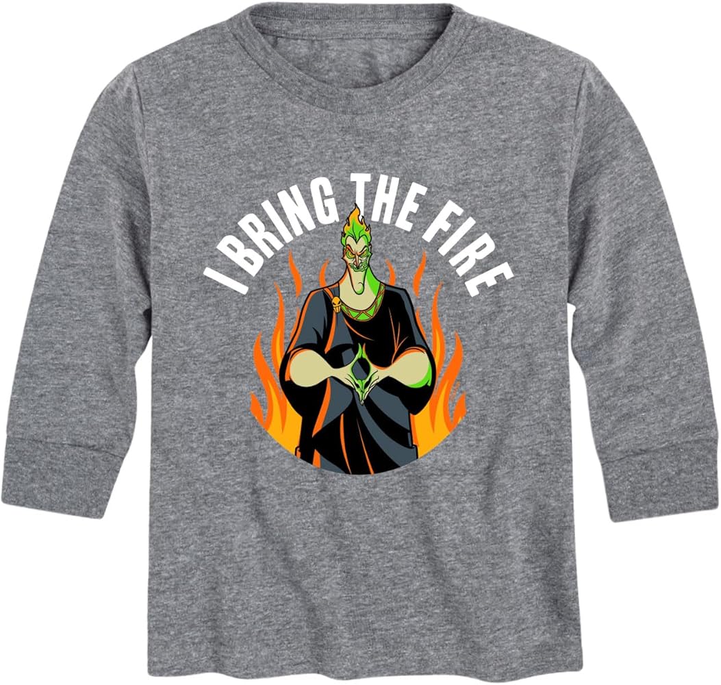 Disney Villains - Hades I Bring The Fire - Toddler and Youth Long Sleeve Graphic T-Shirt